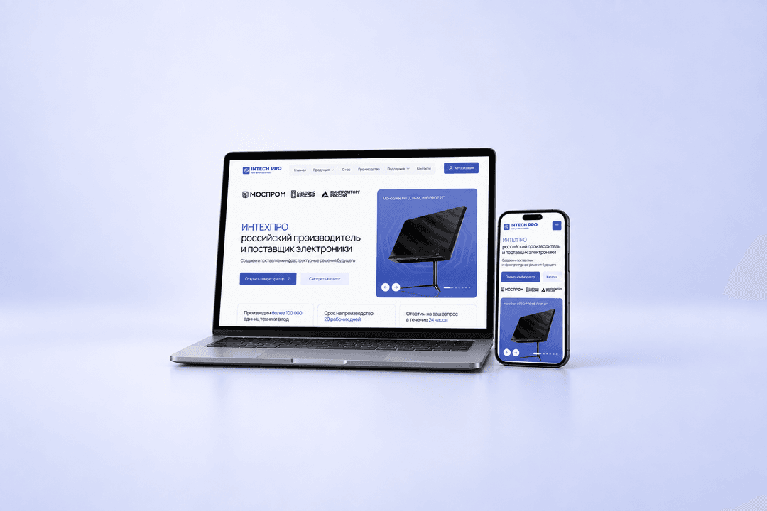 Electronics manufacturer website