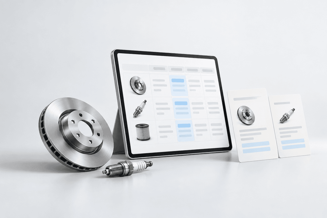 Automated auto parts listings on Avito