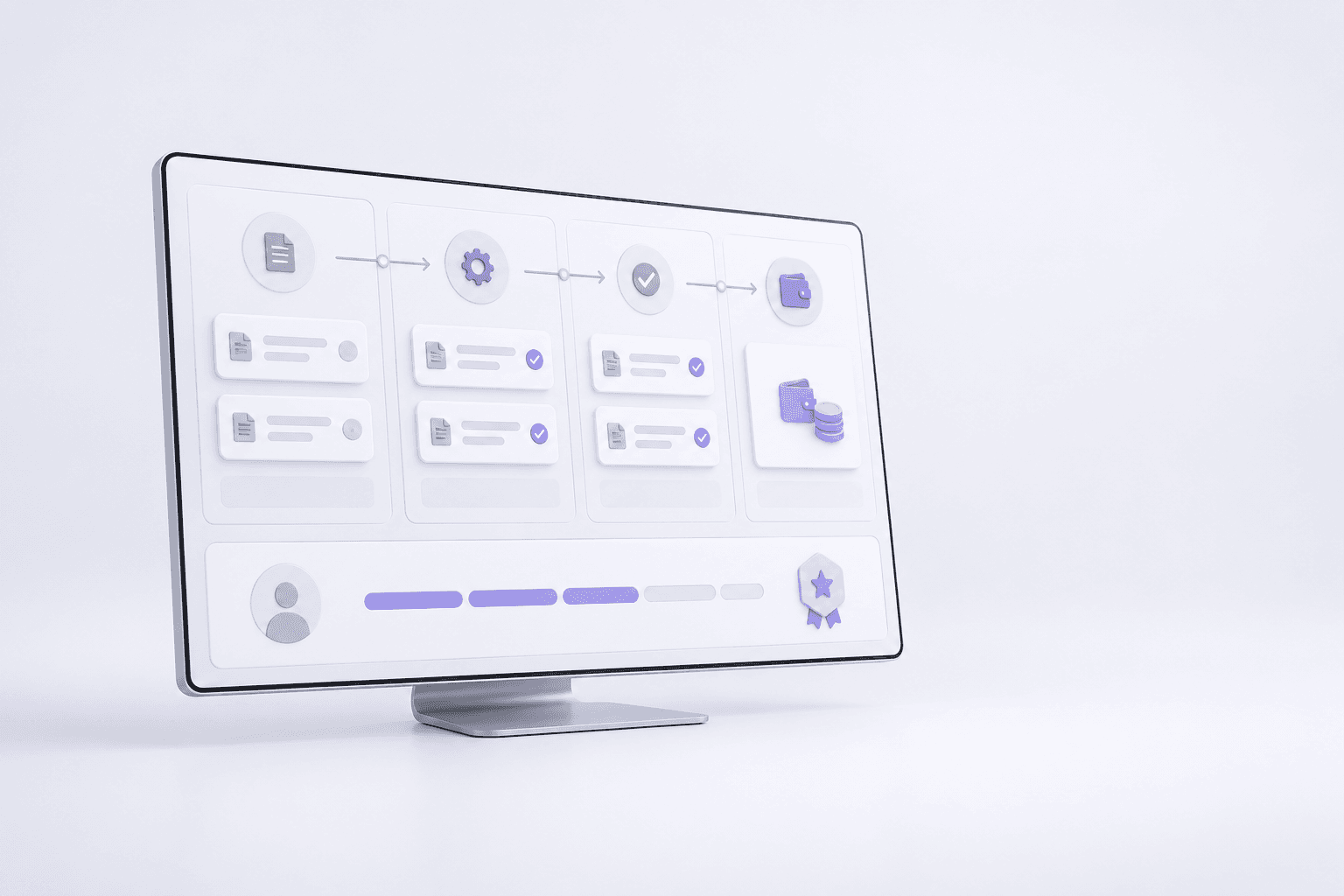 Gamified dashboard for a development team