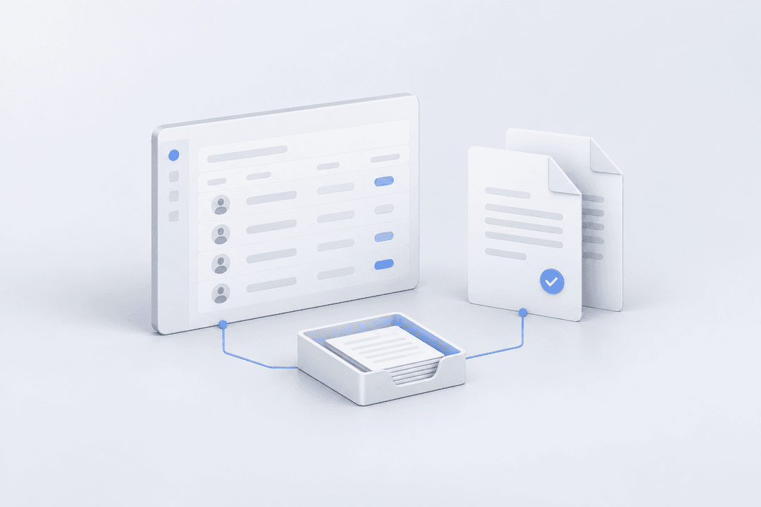 Platform for contractor records and document workflow