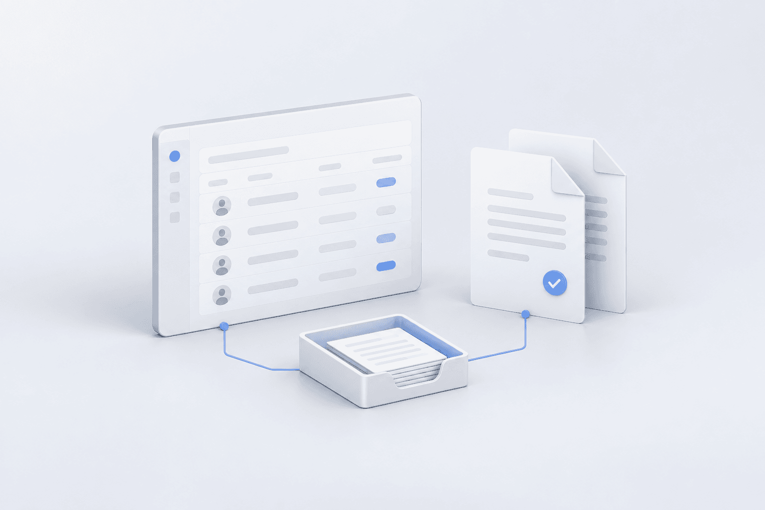 Platform for contractor records and document workflow